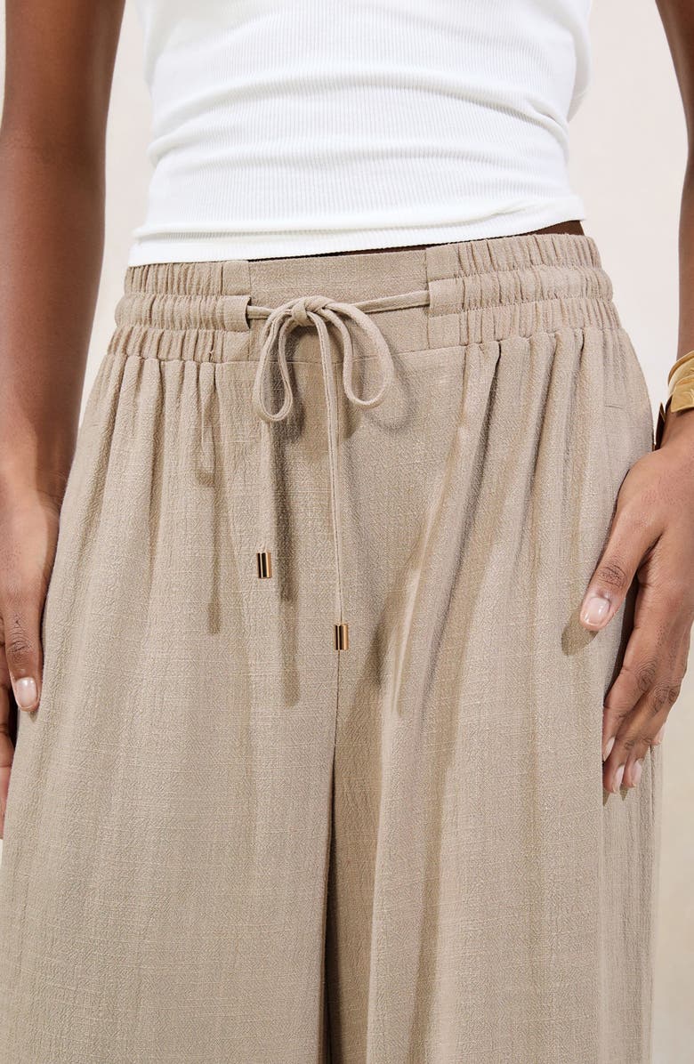 Lipsy Stone Wide Leg Pants, Alternate, color, Neutral