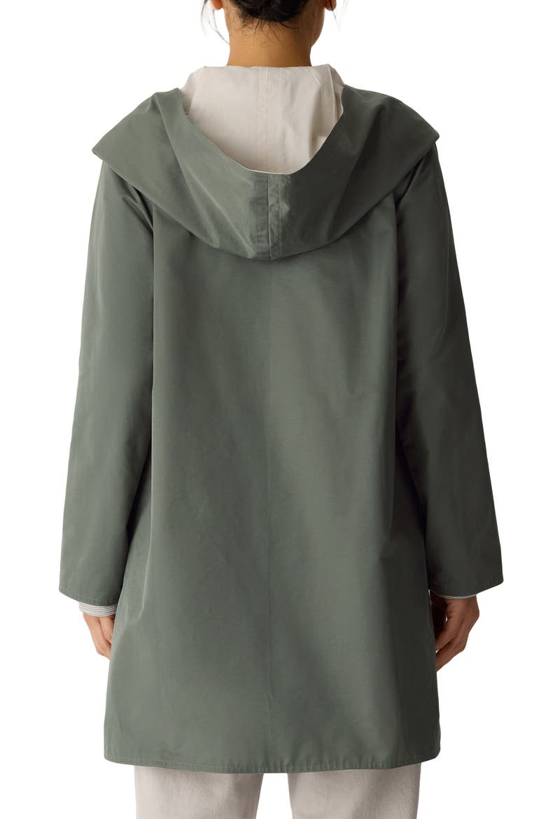 Hooded Reversible Coat, Alternate, color, BAY LEAF