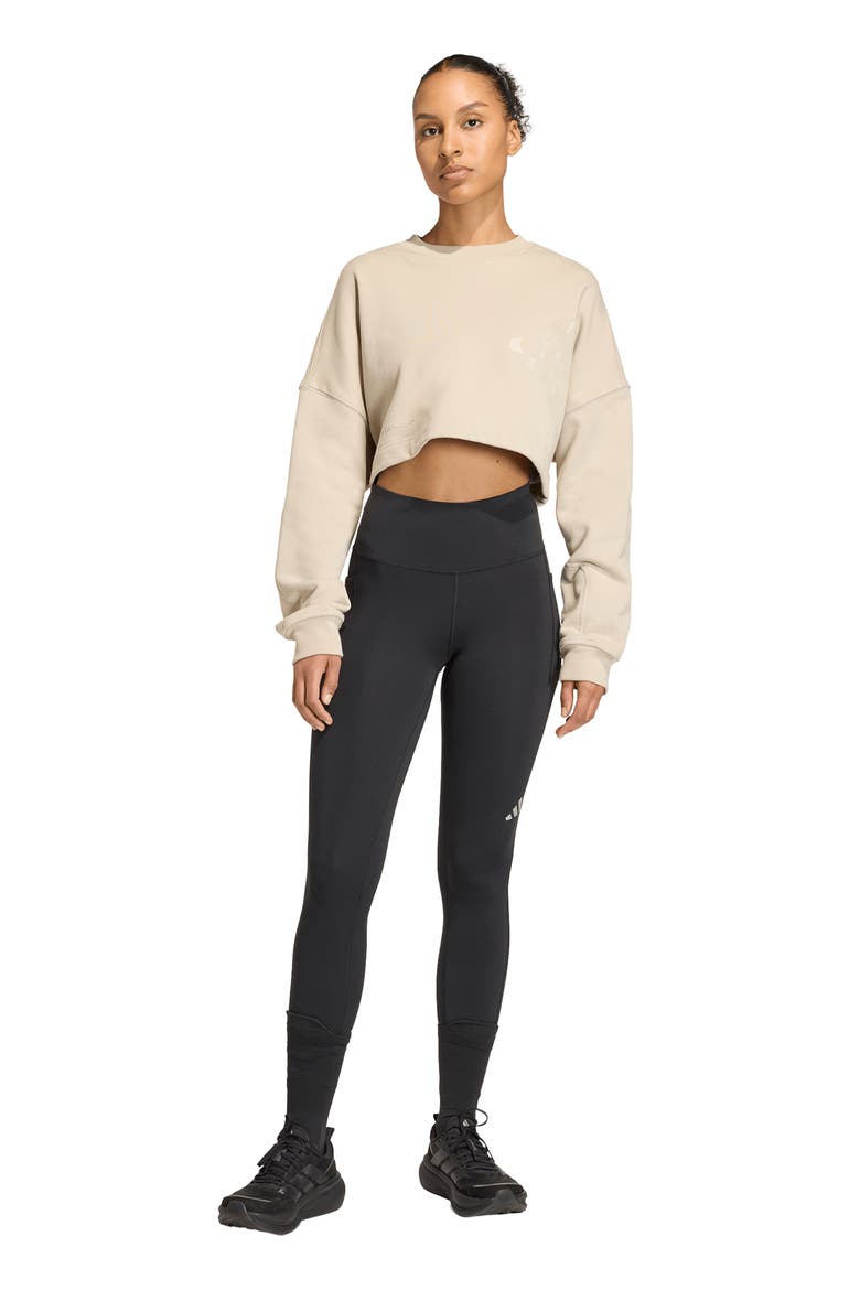 Adi365 High Waist Pocket Leggings, Alternate, color, BLACK