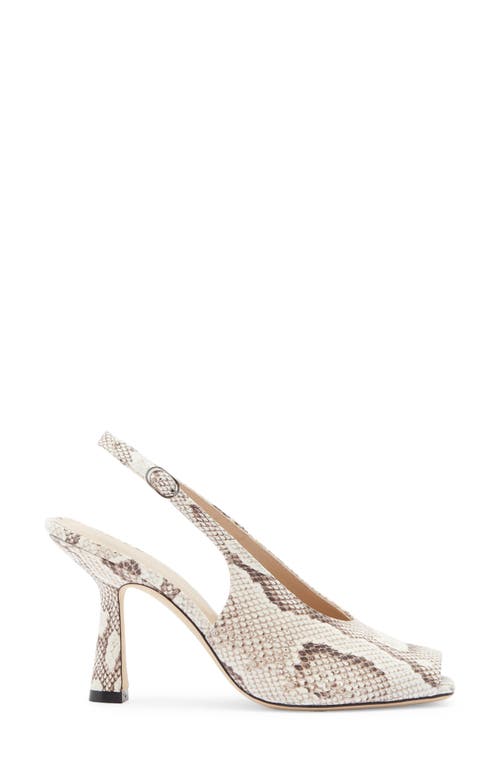 Stuart Weitzman Val Slingback Sandal In White