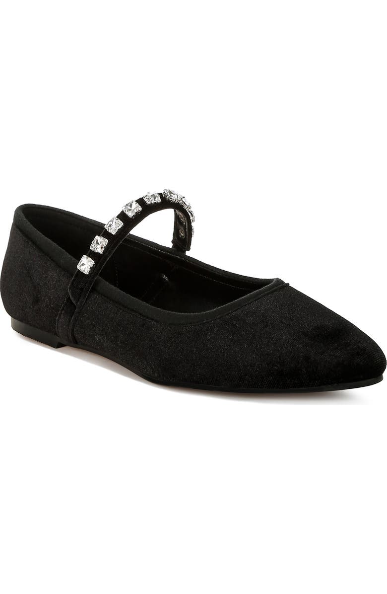 Rag & Co Aralia Water Repellent Pointed Toe Flat, Main, color,