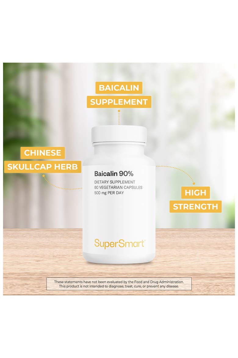 Baicalin 90% -  500mg per Day, Alternate, color, None