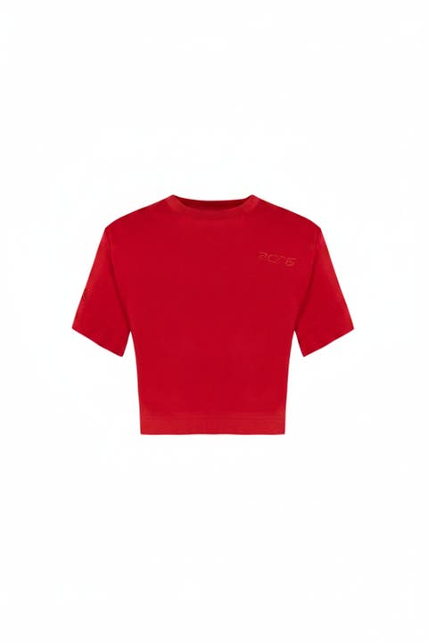 Cotton Your *Itch Shoulder Padded T-Shirt