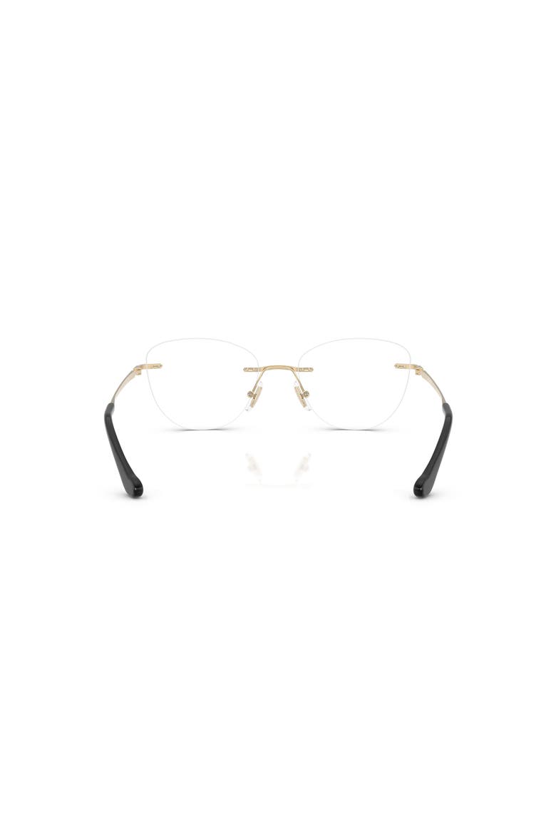 52mm Cat Eye optical glasses, Alternate, color, Gold