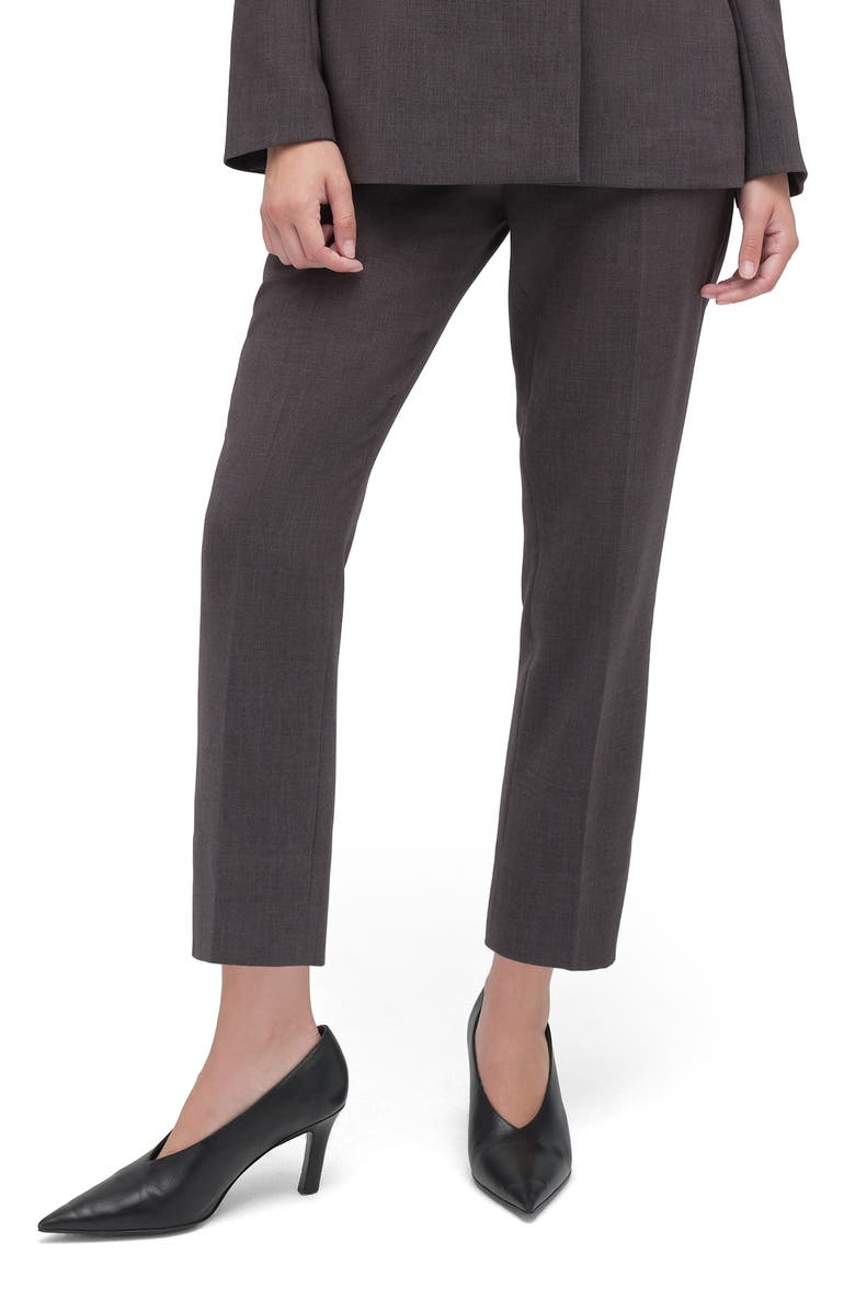 Favorite Daughter The Favorite Cigarette Ankle Pants, Alternate, color, Grey Suiting