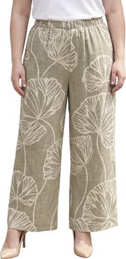 Standards & Practices Leaf Print Pants