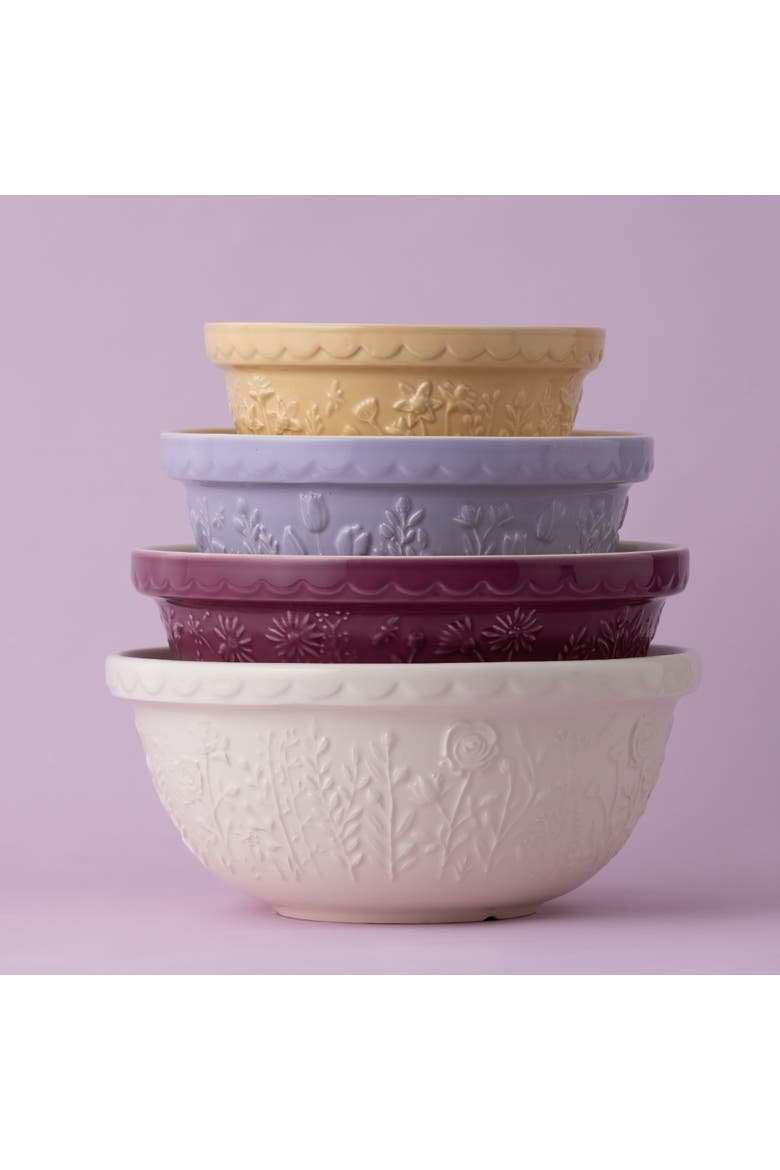 In The Meadow Tulip Size 24 Mixing Bowl, 2.15 Quart, Alternate, color, Lilac