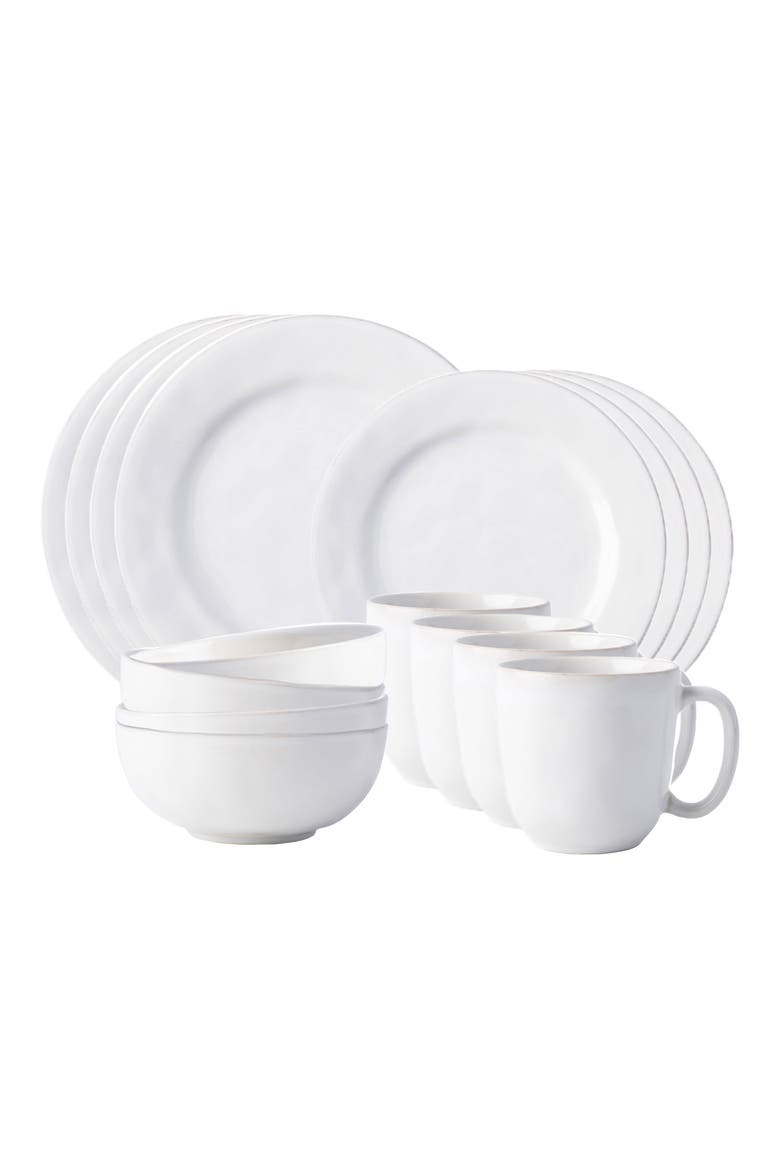 Puro Whitewash 16-Piece Dinnerware Set, Main, color, WHITEWASH