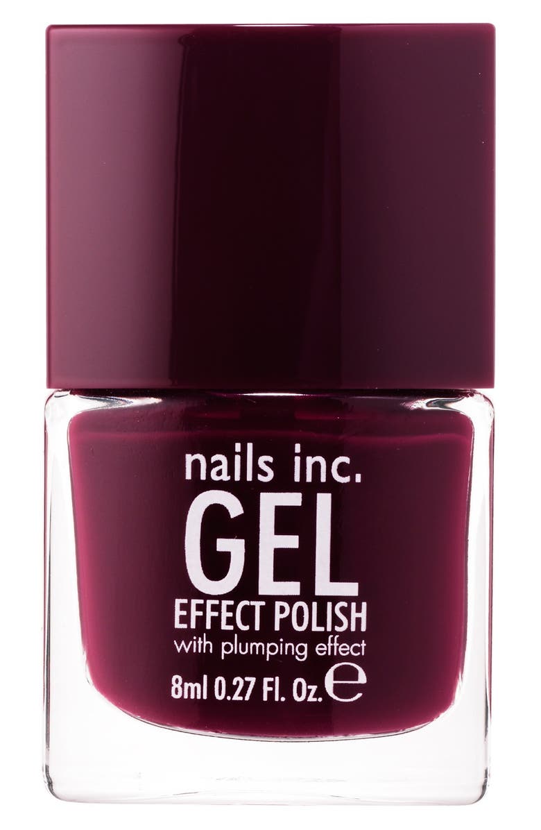 nails inc. London 'Gel Effect' Nail Polish with Plumping Effect, Main, color, 