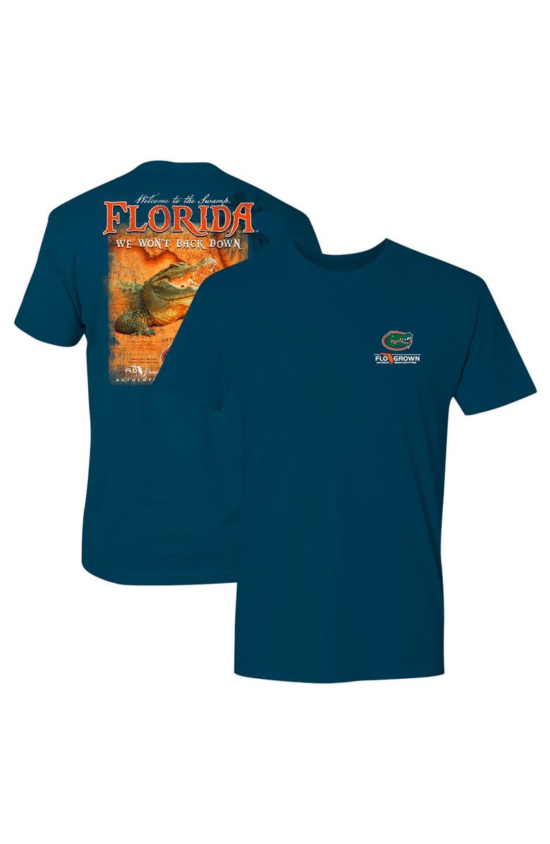 FLOGROWN Men's Royal Florida Gators Florida We Won't Back Down T-Shirt, Alternate, color, Royal