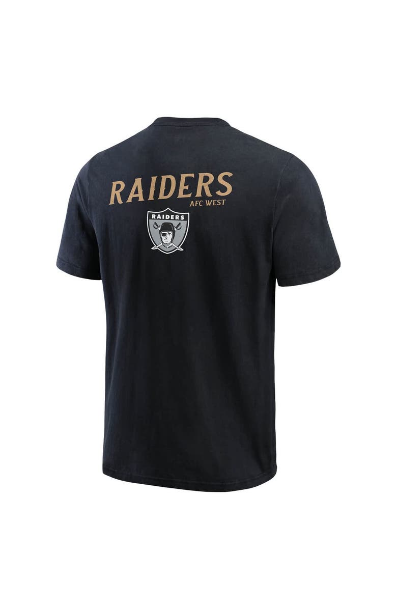 Darius Rucker Collection by Fanatics Men's Darius Rucker Collection by Fanatics Black Las Vegas Raiders Washed Henley T-Shirt, Alternate, color, Black