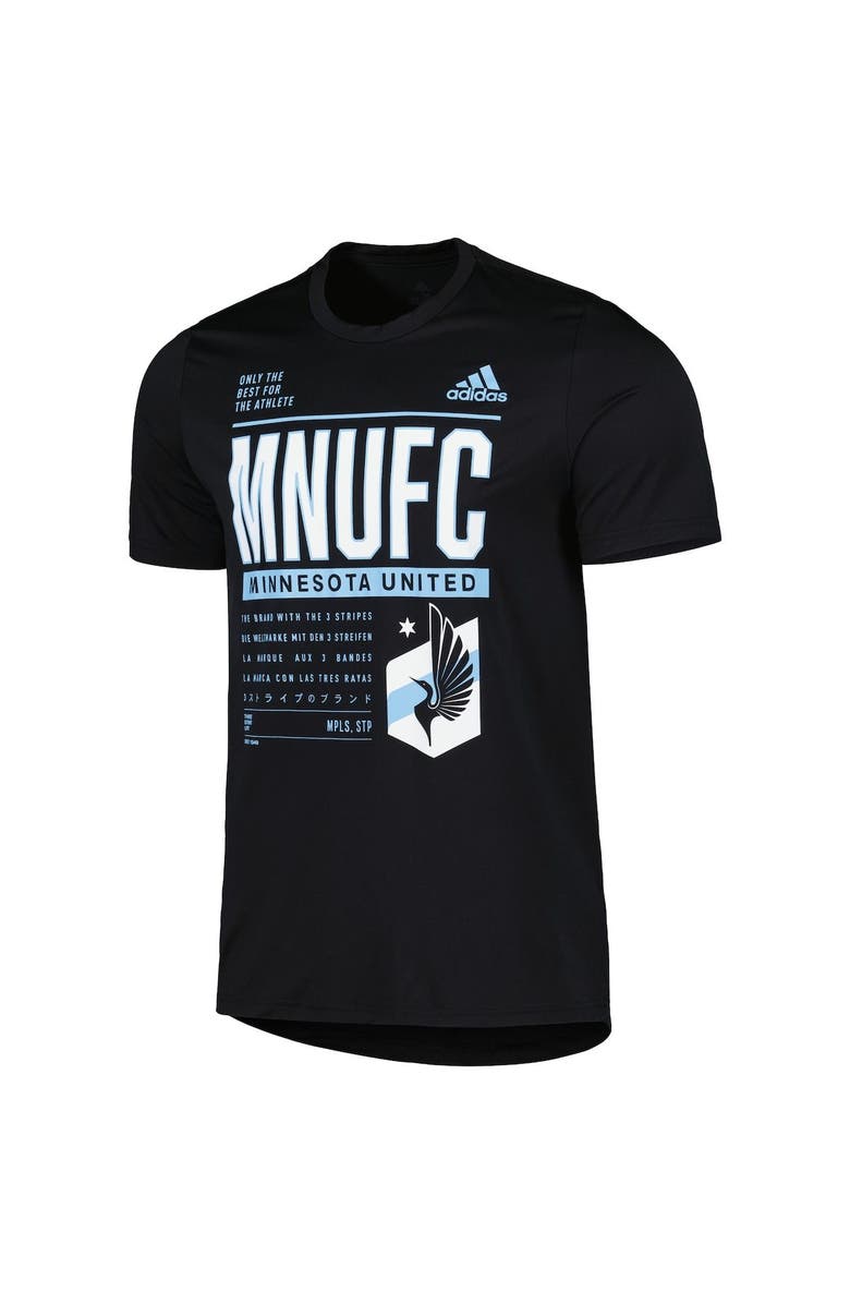 adidas Men's adidas Black Minnesota United FC Club DNA Performance T-Shirt, Alternate, color, 