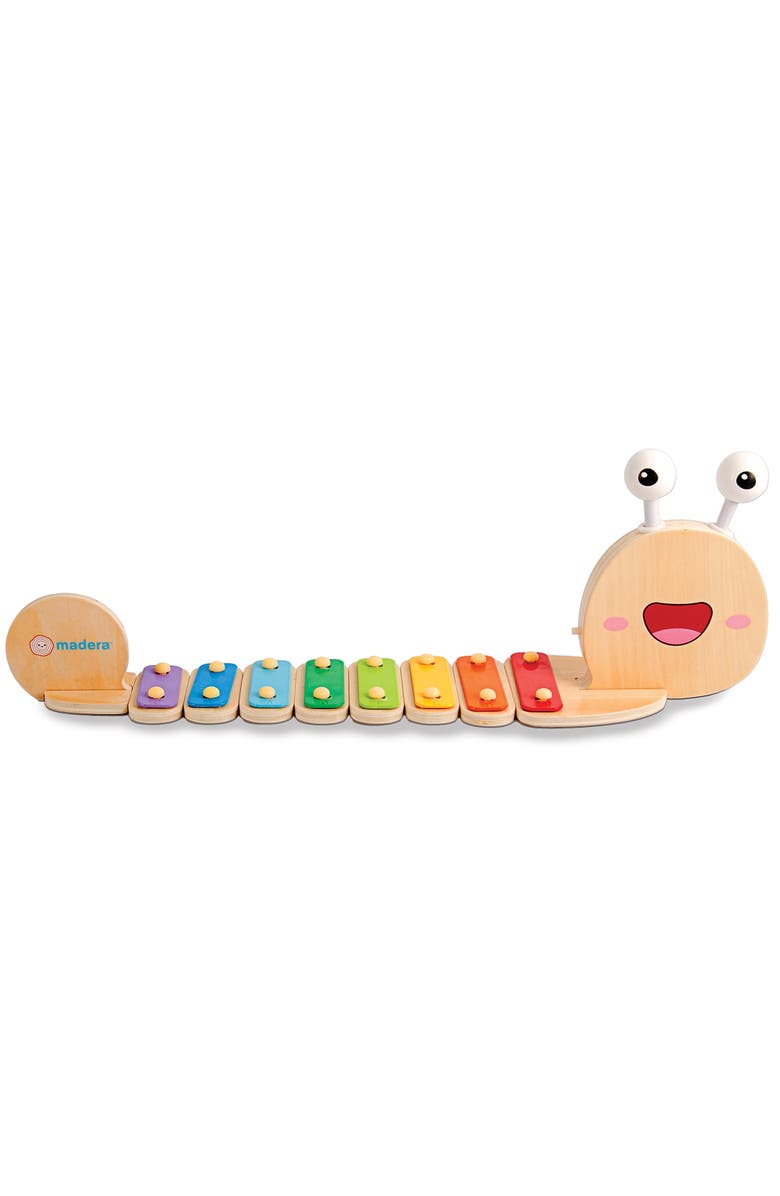 Madera Snailyphone Snaildesigned 8Key Xylophone,Ages 3+, Alternate, color, Multicolored