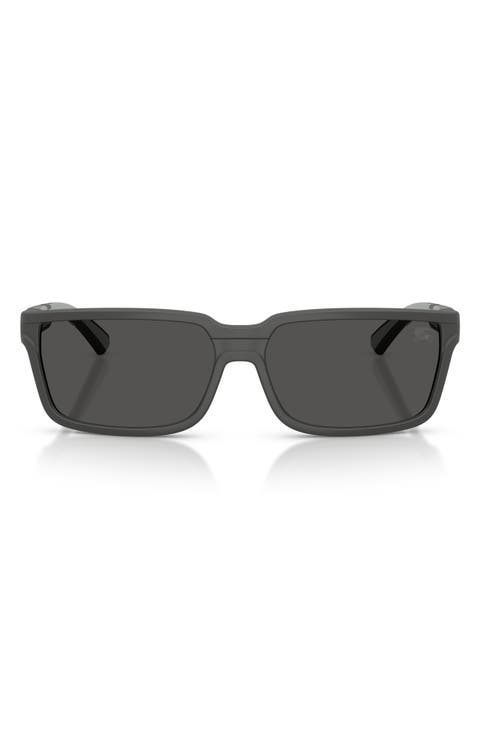 61mm Rectangle Sunglasses