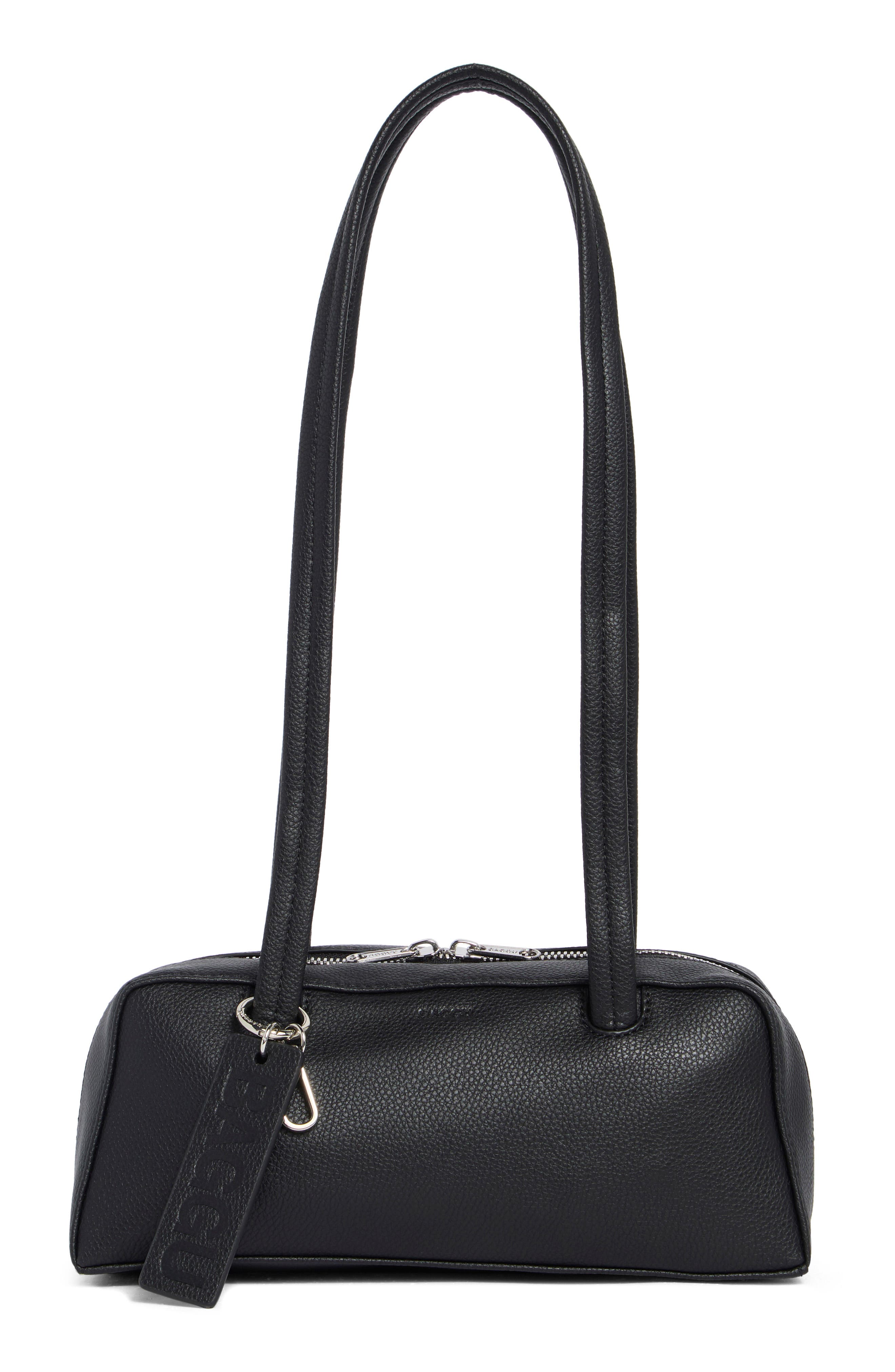 Baggu Small Recycled Leather Bowler Shoulder Bag