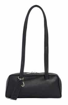Baggu Small Recycled Leather Bowler Shoulder Bag