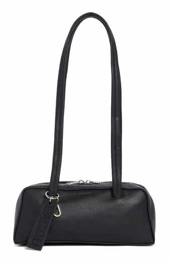 Baggu Small Recycled Leather Bowler Shoulder Bag