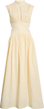 Parker The Julianne Stripe Cotton Maxi Dress