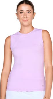 Sofibella UV Colors Womens Sleeveless Tennis Shirt