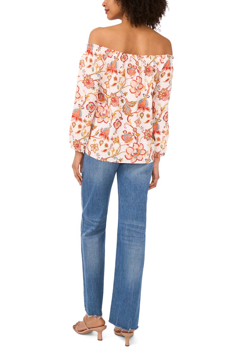 Vince Camuto Off the Shoulder Long Sleeve Top, Alternate, color,