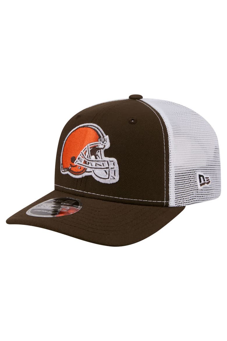 Men's New Era  Brown Cleveland Browns 9SEVENTY Trucker Adjustable Hat, Main, color, Brown
