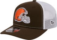 New Era Men's New Era Brown Cleveland Browns 9SEVENTY Trucker Adjustable Hat