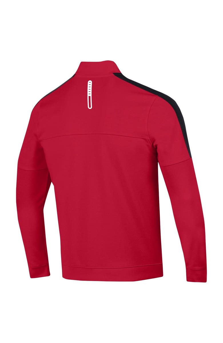 Under Armour Men's Under Armour Red Utah Utes Midlayer Half-Zip Jacket, Alternate, color, 