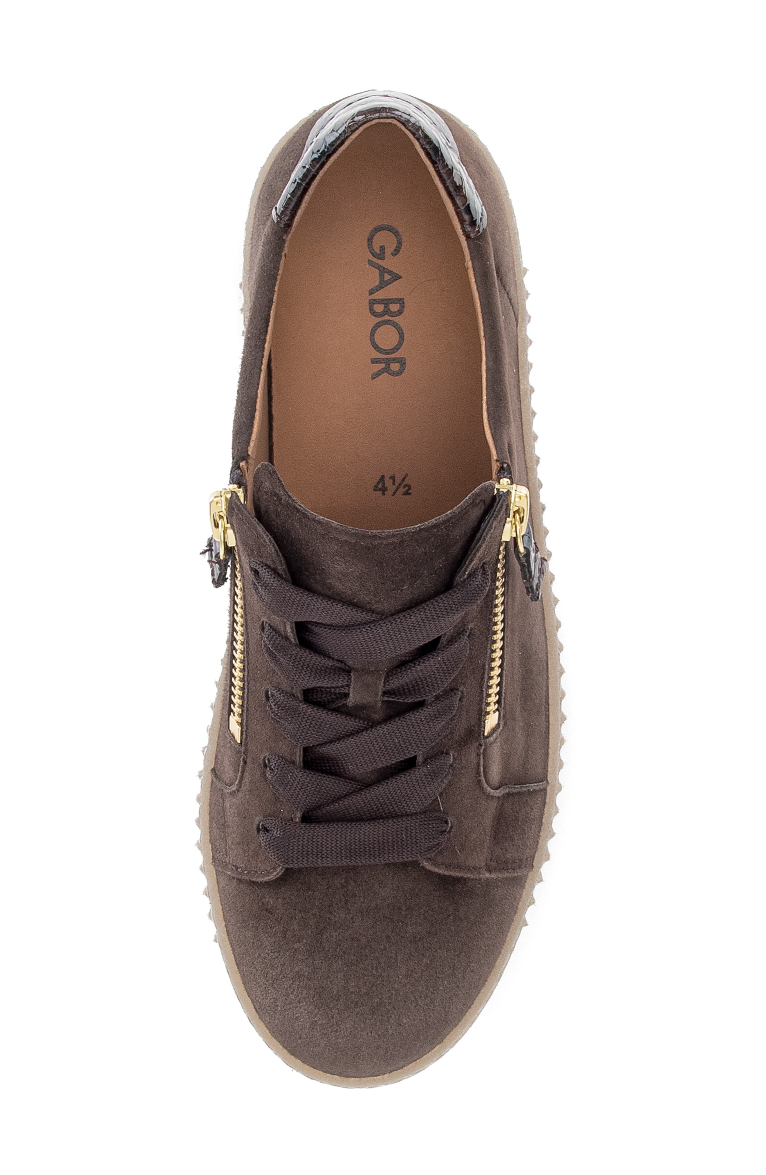 Diana Leather Sneaker, Alternate, color, MOCCA