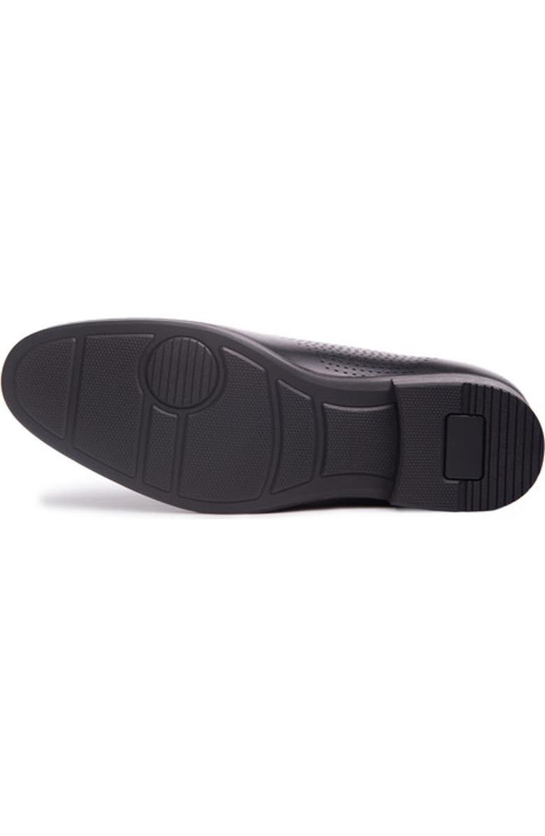 Marc Joseph New York East Road Hands-Free Slip On Technology Perforated Dress Oxfords, Alternate, color, Black Napa Leather