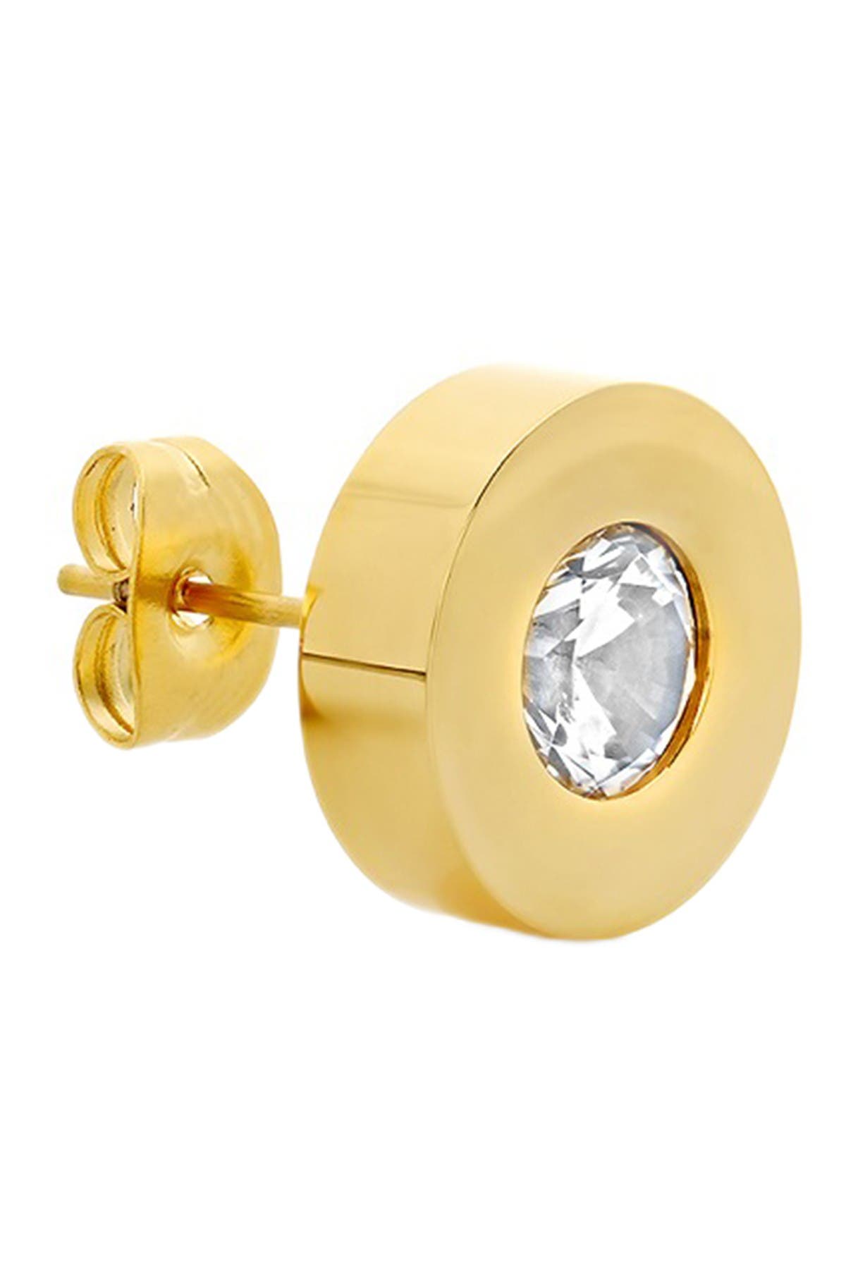 HMY JEWELRY Swarovski Crystal Embellished Round Stud Earrings