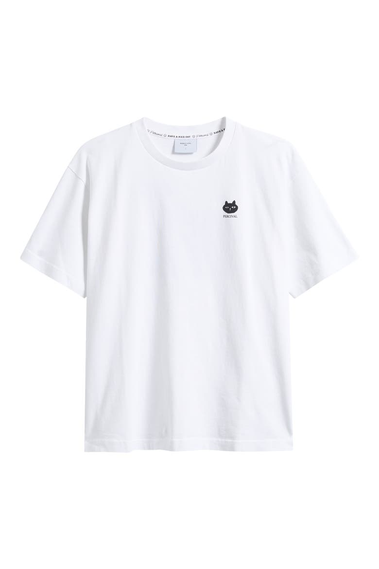 Perci Loaf Oversize Graphic T-Shirt, Alternate, color, WHITE