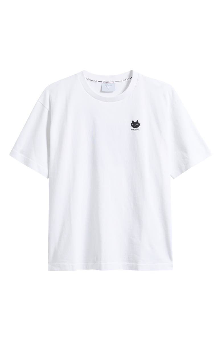 Percival Perci Loaf Oversize Graphic T-Shirt, Alternate, color, White