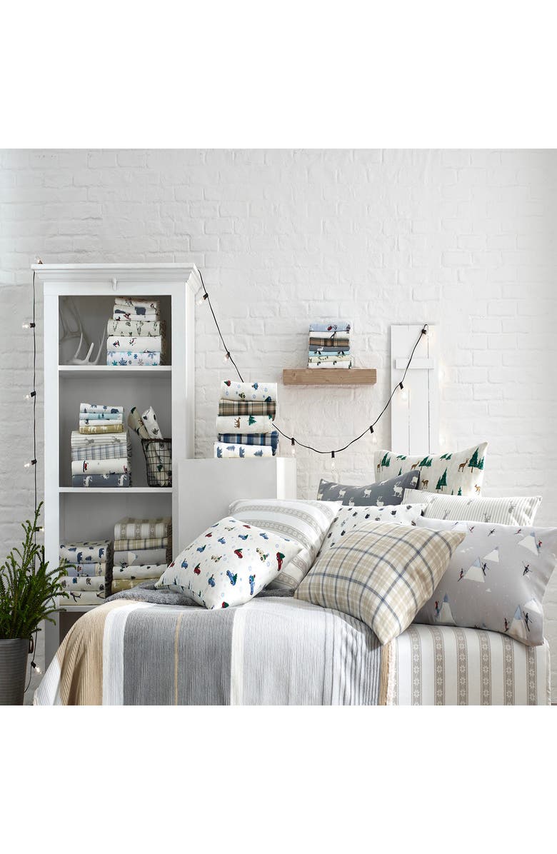 Eddie Bauer Kayaks 200 Thread Count Twin Sheet Set, Alternate, color, Red