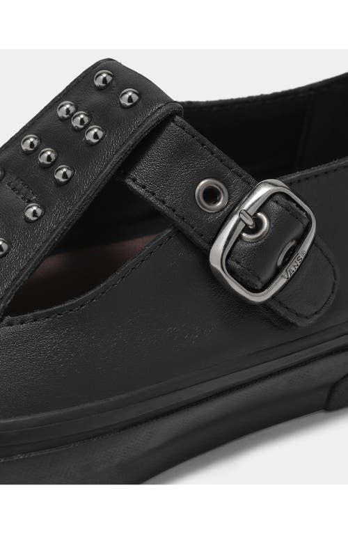 Shop Vans 93 Luxe Mary Jane Sneaker In Pearlized Black