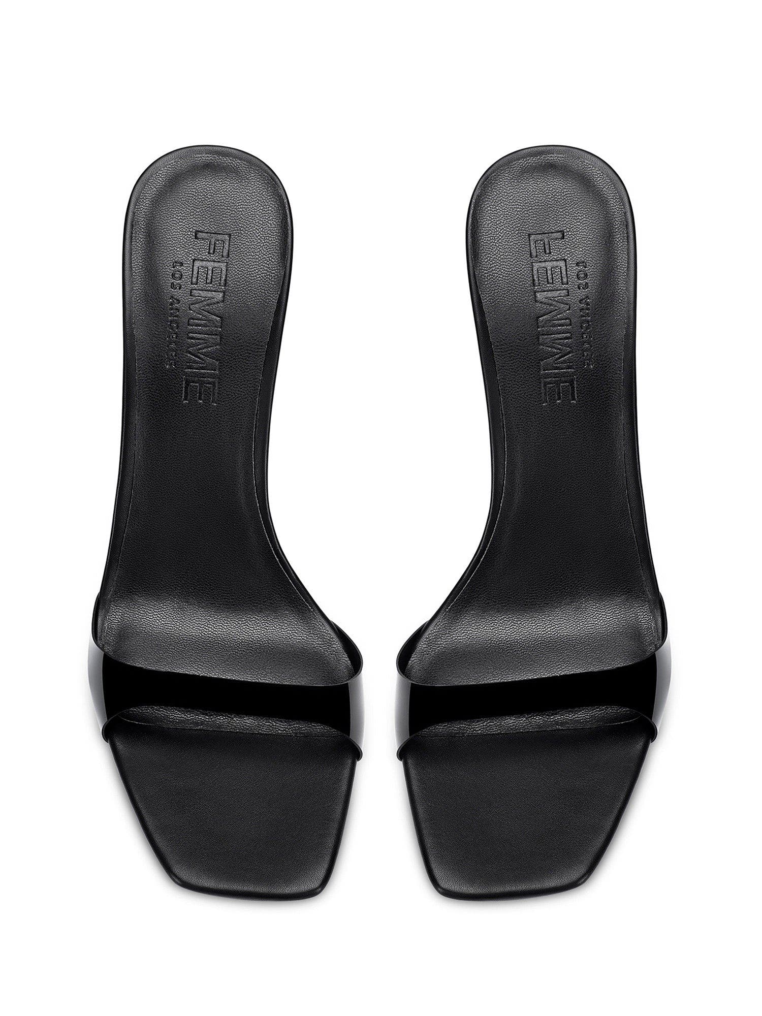 FEMME The Rue Mule, Alternate, color, Black
