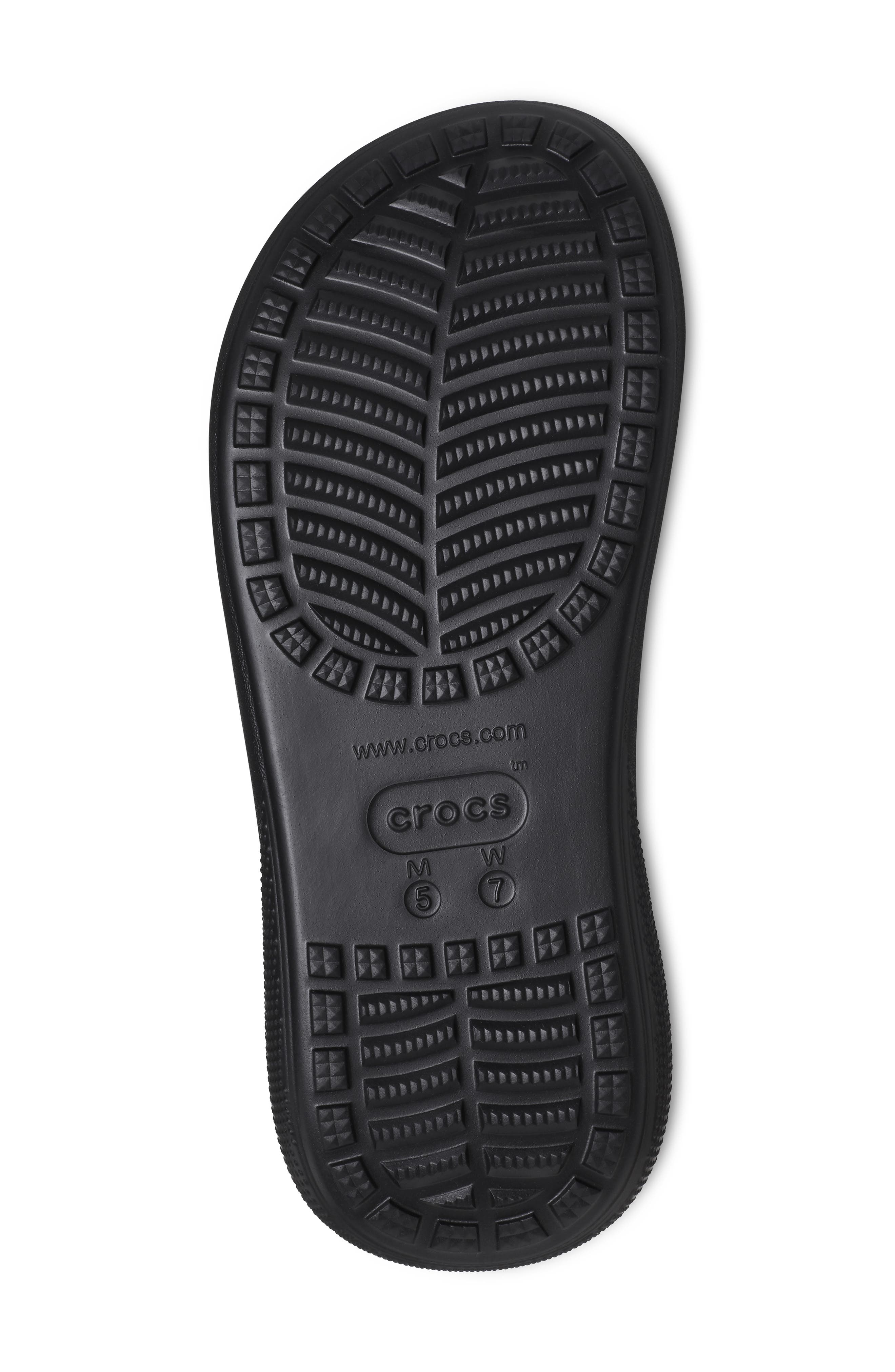 CROCS Crush Platform Slide Sandal, Alternate, color, 