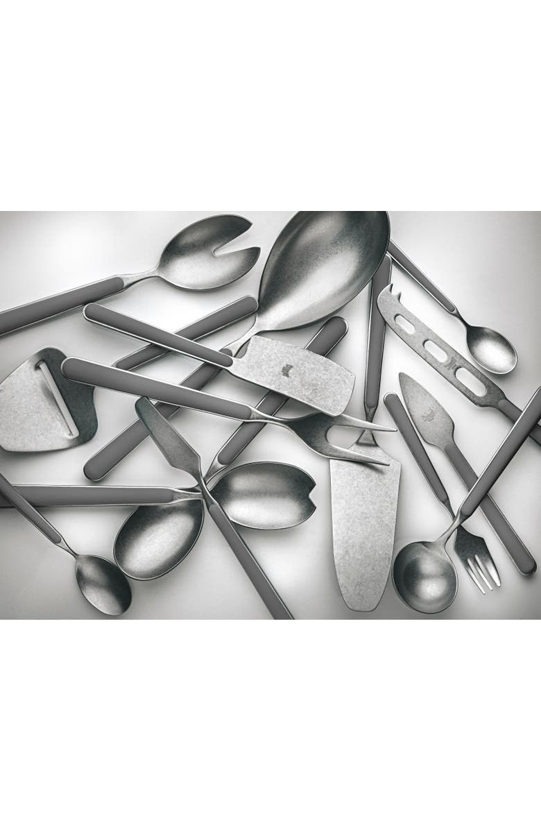 Mepra Fantasia Pewter Cake Server, Alternate, color, Vicuna