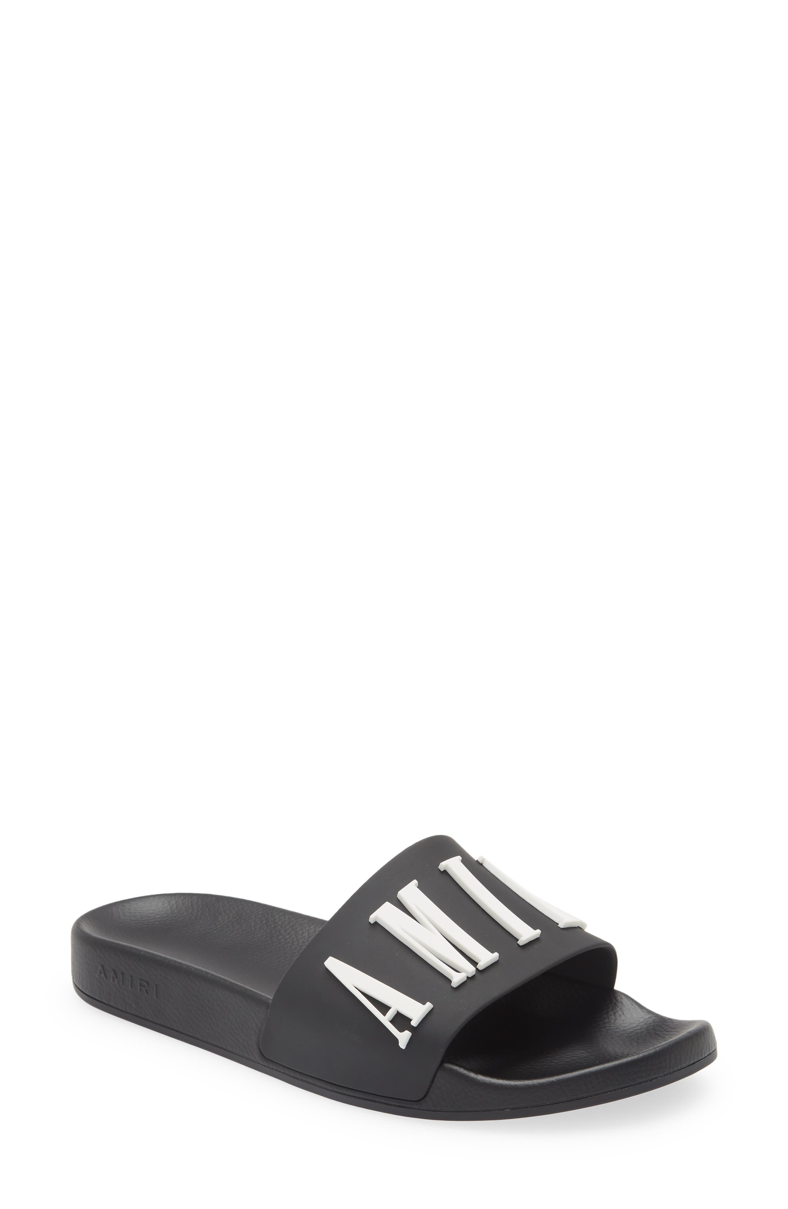 AMIRI Logo Pool Slide Sandal, Main, color, 