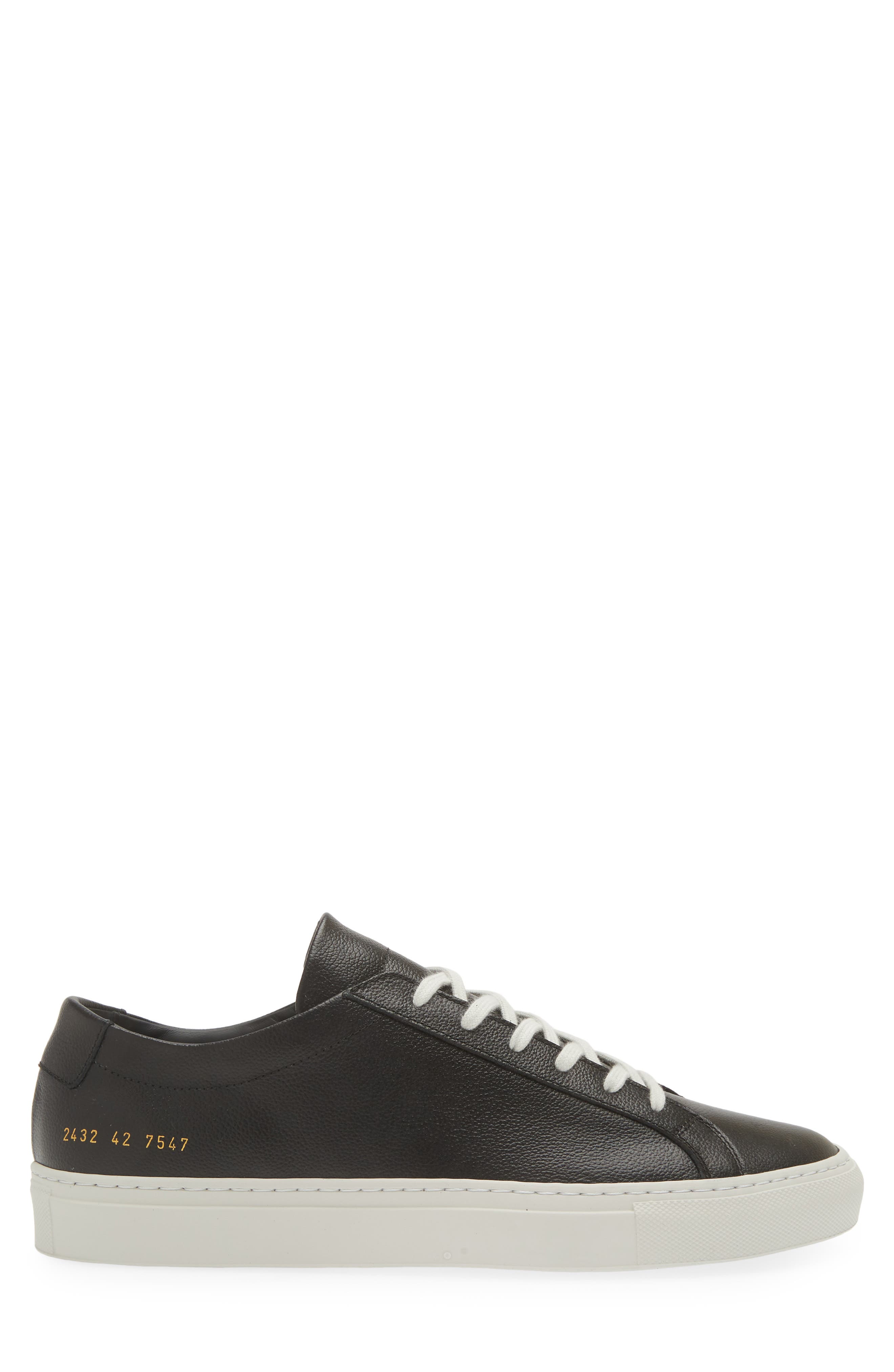 Common Projects Achilles Contrast Sneaker, Alternate, color, Black