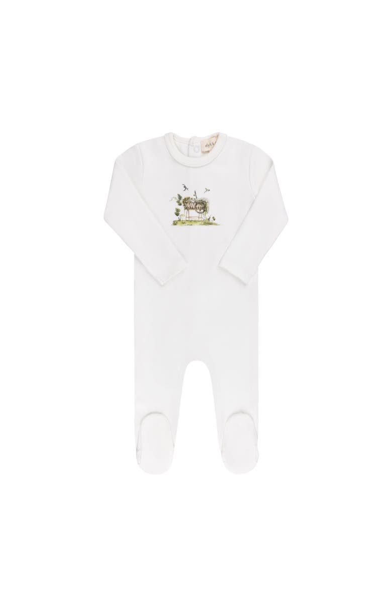 Ely's & Co. Watercolor Cradle Collection - Footie, Main, color, Ivory Boy