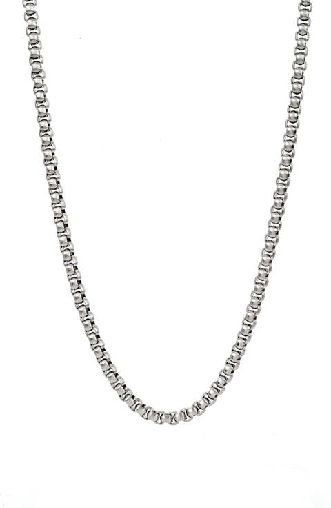 Men's Box Chain Necklace