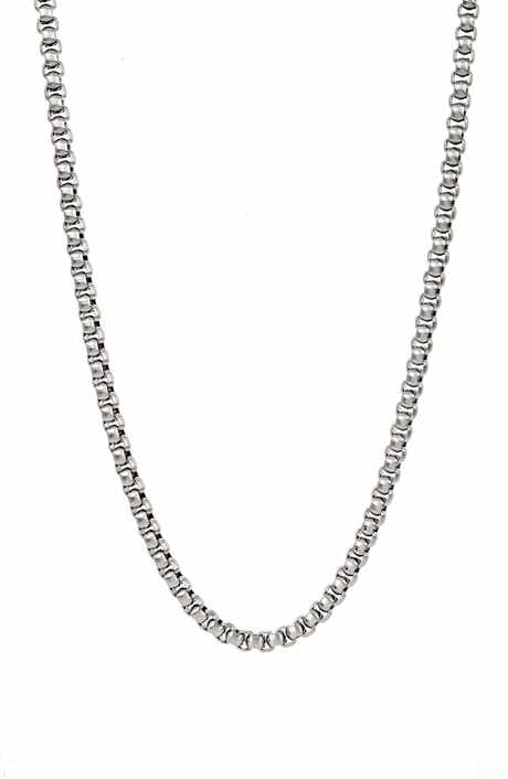 Men's Box Chain Necklace