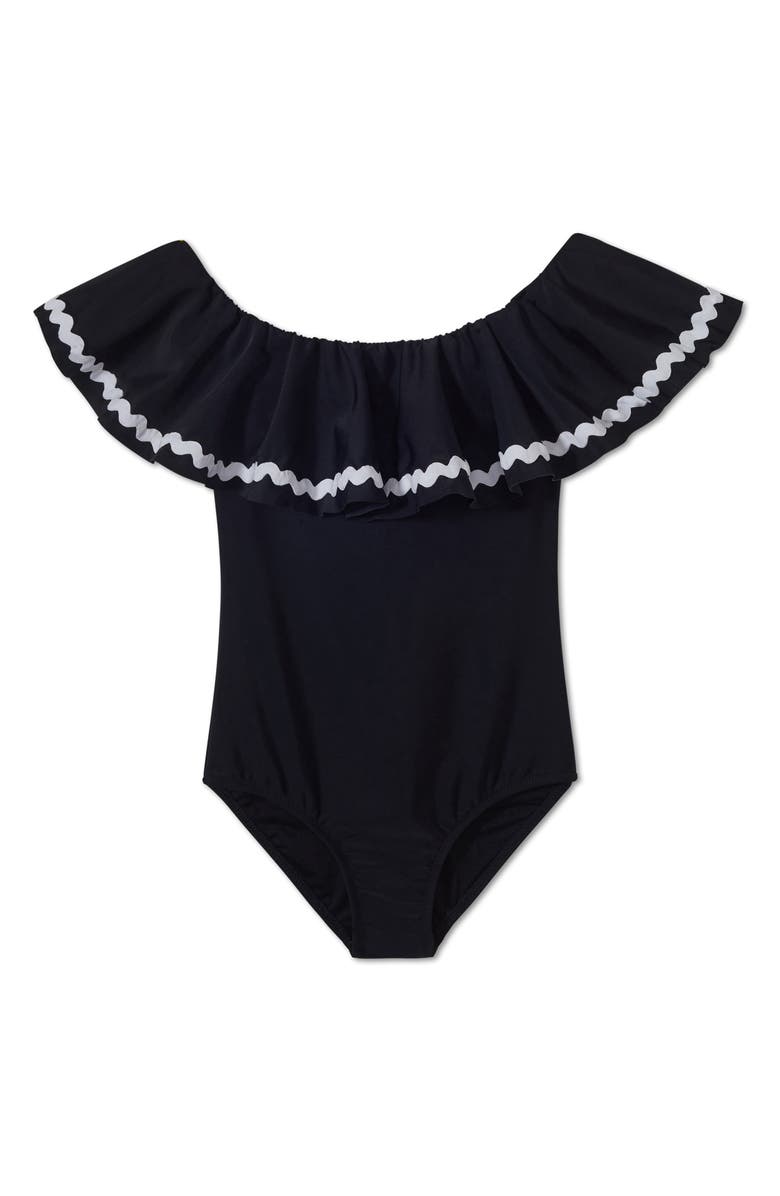 Stella Cove Rickrack One-Piece Swimsuit, Main, color, 