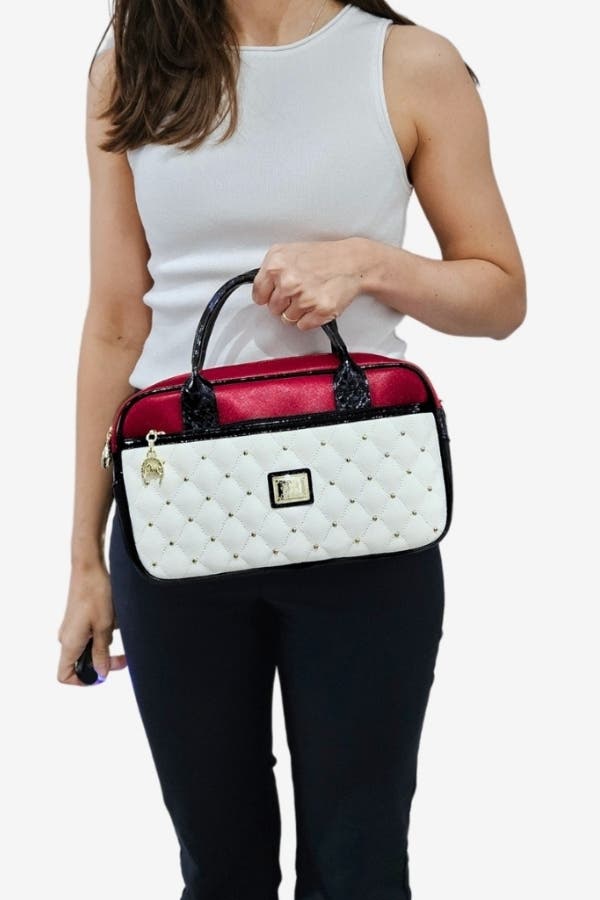 Craft 576 Handbag, Alternate, color, Navy / Red