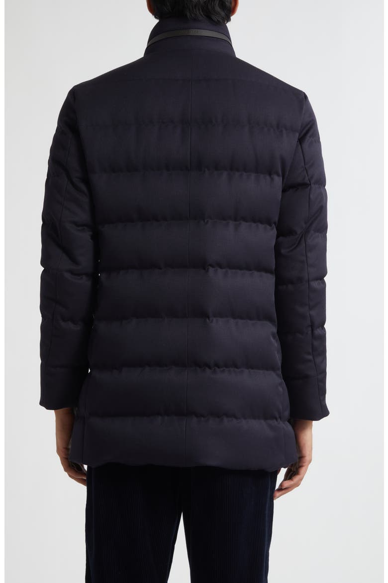 Vallonpierre Water Repellent Wool Parka, Alternate, color, DARK NAVY BLUE
