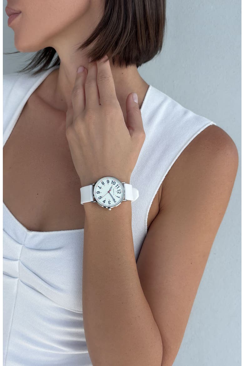 Chicago Sport Watch, 36mm, Alternate, color, WHITE