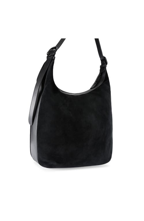 KURT GEIGER KURT GEIGER LONDON LARGE CHELSEA SOFT SUEDE HOBO BAG