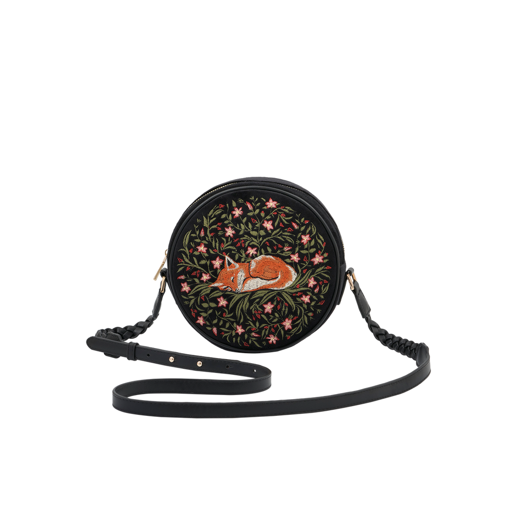 Fable England Sleepy Fox Circle Bag In Multi