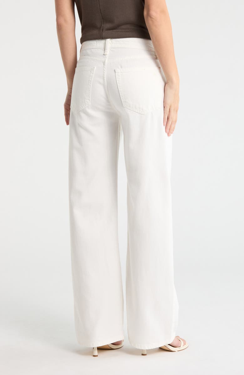 rag & bone Lori Wide Leg Jeans, Alternate, color, White