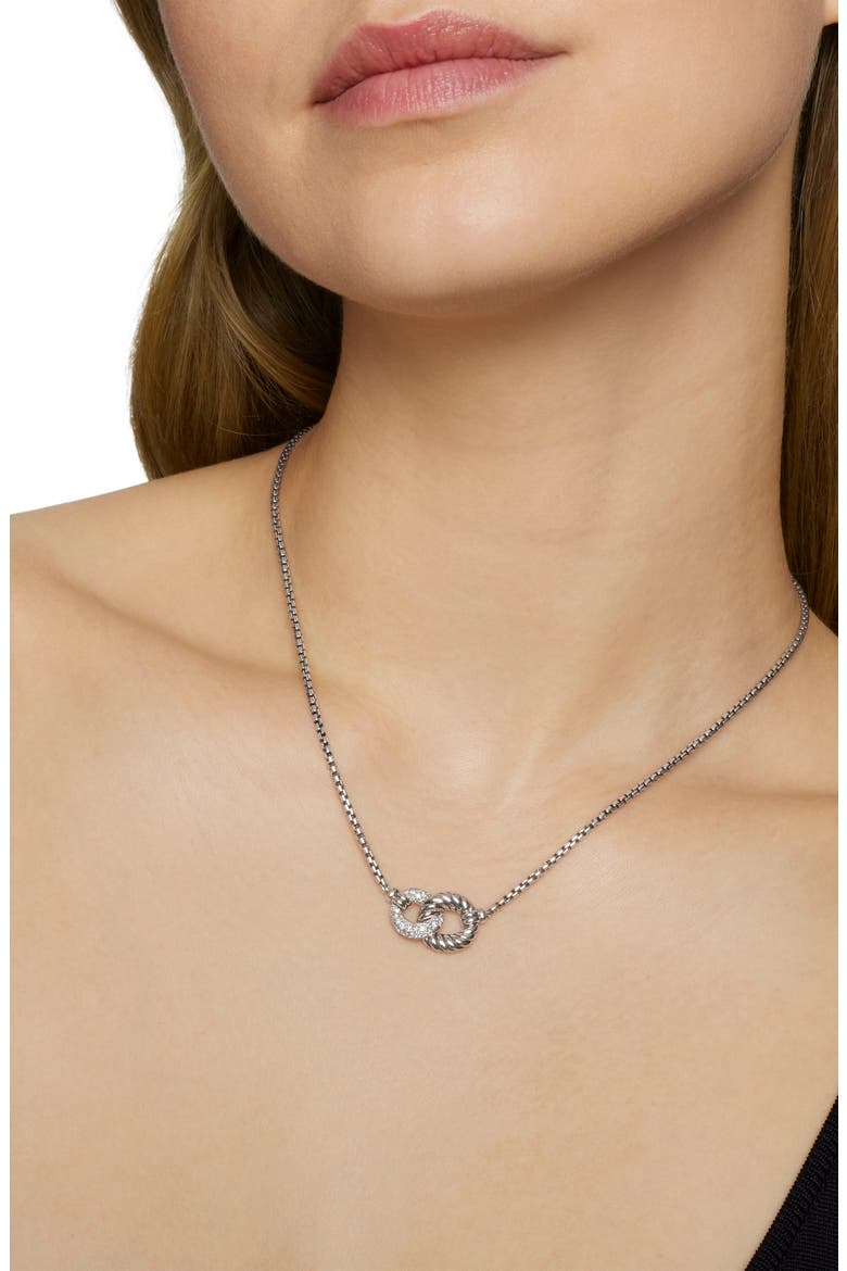 Belmont Necklace with Diamonds, Alternate, color, DIAMOND